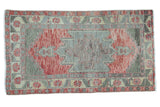 3x5.5 Distressed Oushak Rug // ONH Item ee002025