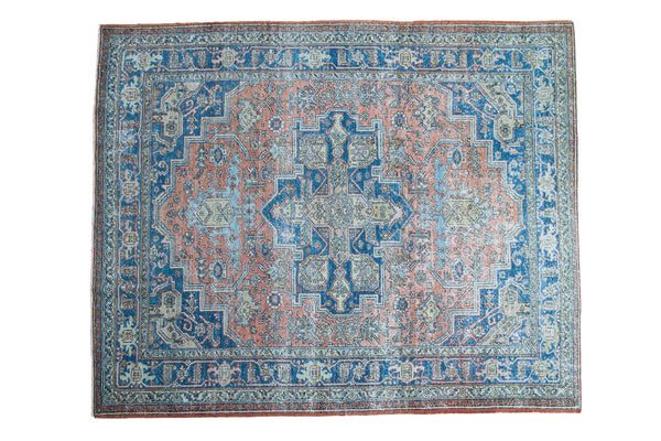 8x10 Distressed Oushak Carpet // ONH Item ee002031