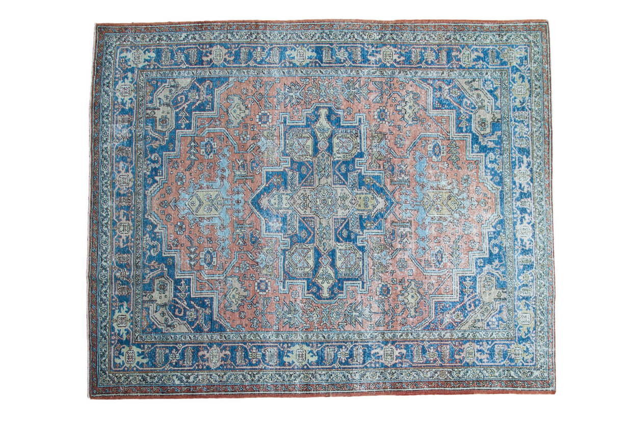 8x10 Distressed Oushak Carpet // ONH Item ee002031