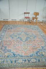 8x10 Distressed Oushak Carpet // ONH Item ee002031 Image 6