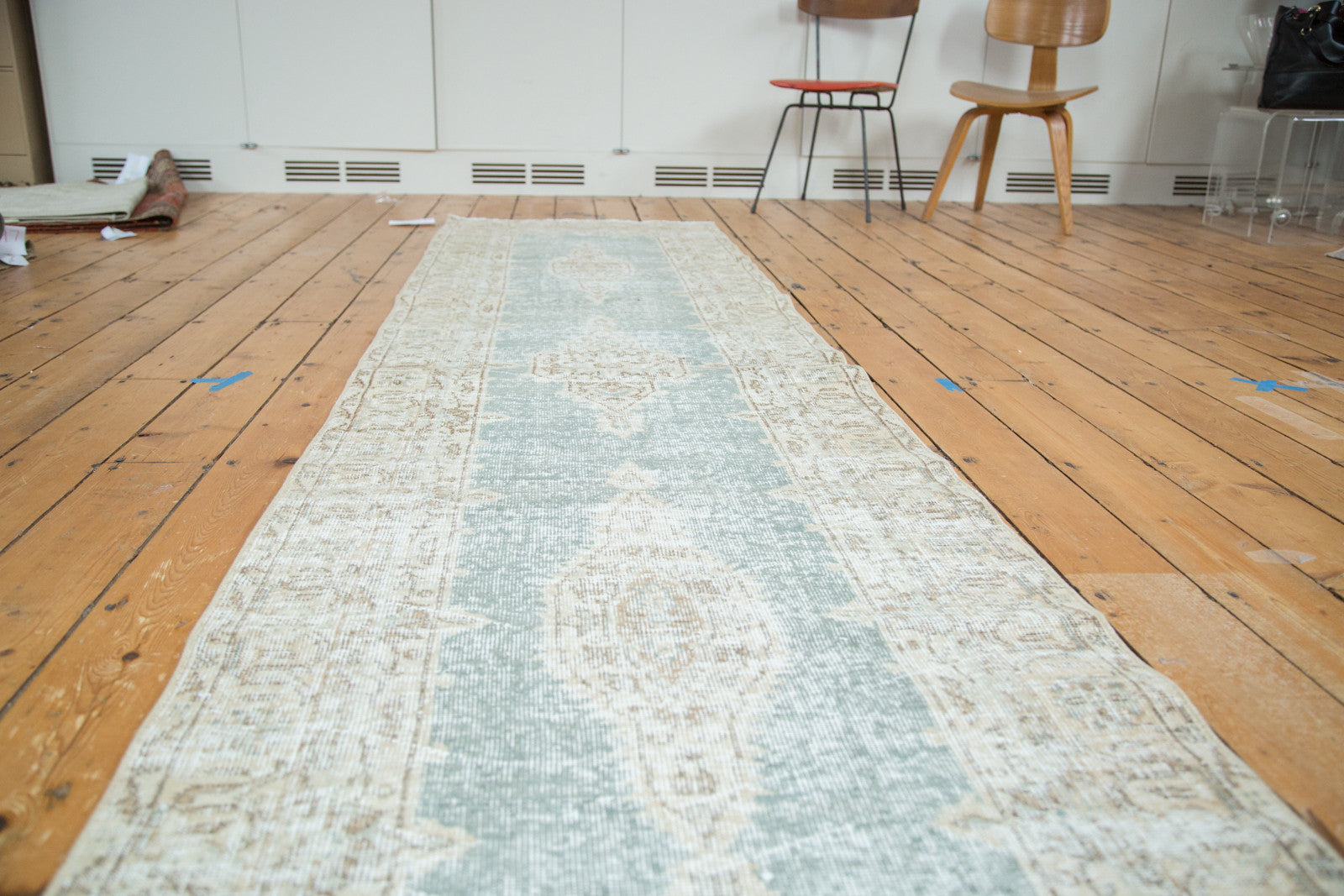 3x12 Distressed Oushak Rug Runner // ONH Item ee002033 Image 1