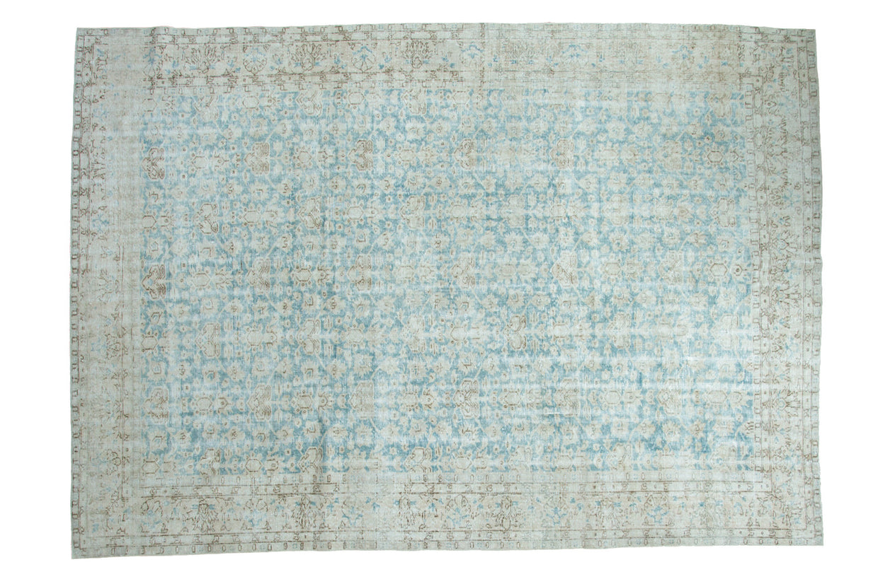 9x12.5 Distressed Oushak Carpet // ONH Item ee002034