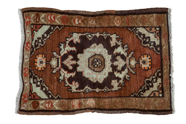 2x2.5 Vintage Oushak Square Rug Mat // ONH Item ee002039