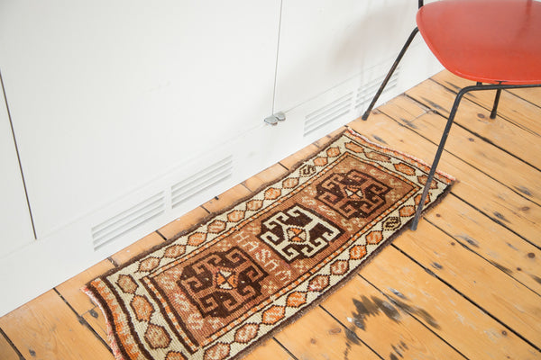 1x3.5 Vintage Oushak Rug Mat Runner // ONH Item ee002041 Image 2