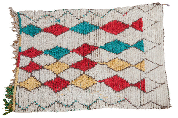 4x5.5 Vintage Moroccan Rug // ONH Item ee002046