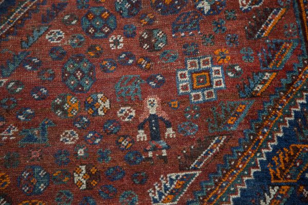 7x9.5 Vintage Shiraz Carpet // ONH Item ee002050 Image 6