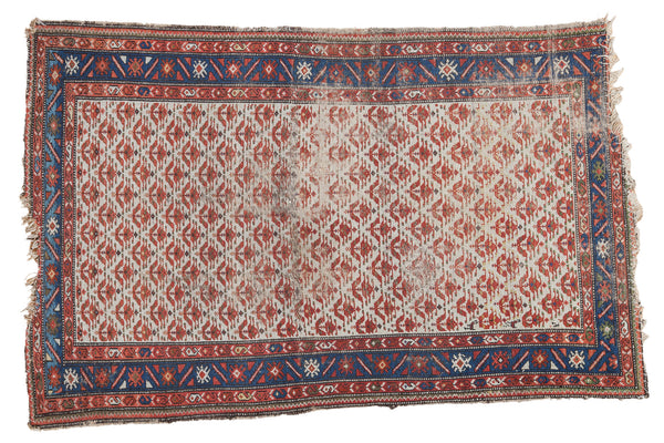 4x6 Distressed Malayer Rug // ONH Item ee002051