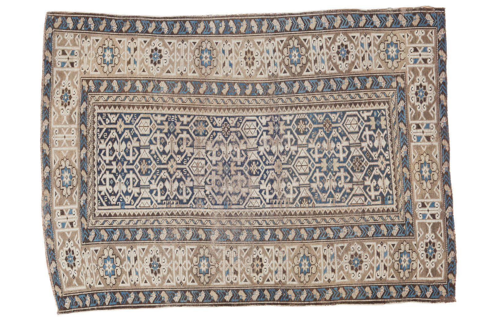 3.5x5 Vintage Caucasian Rug // ONH Item ee002055 Image 1