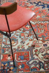 8.5x11.5 Vintage Heriz Carpet // ONH Item ee002058 Image 7