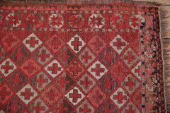 3x4.5 Vintage Afghan Square Rug // ONH Item ee002062 Image 2