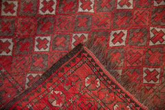 3x4.5 Vintage Afghan Square Rug // ONH Item ee002062 Image 8