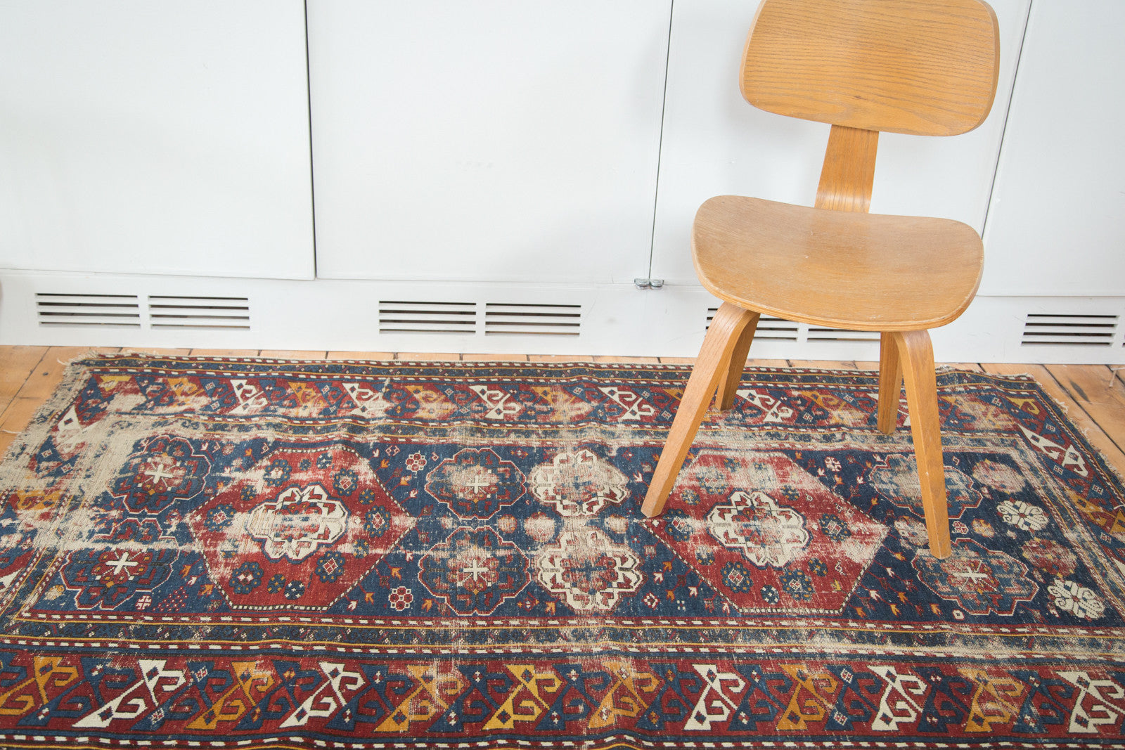 4x6.5 Distressed Antique Shirvan Rug // ONH Item ee002066 Image 1