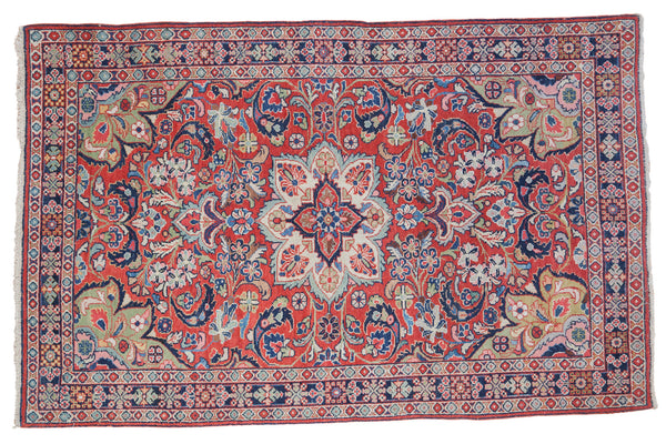 4.5x7 Vintage Arak Sarouk Rug // ONH Item ee002069