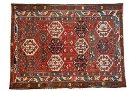 5x6.5 Distressed Baktiari Rug // ONH Item ee002075