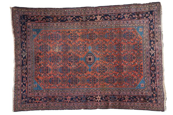 5x7 Distressed Malayer Rug // ONH Item ee002076
