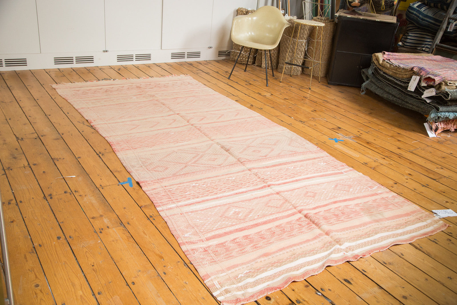  Vintage Embroidered Moroccan Gallery Rug Runner / Item ee002086 image 2