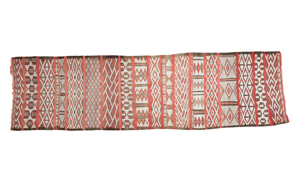 2.5x9.5 Vintage Embroidered Moroccan Rug Runner // ONH Item ee002089