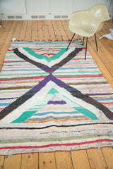 5x8 Vintage Rag Rug Carpet // ONH Item ee002102 Image 5