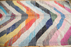 5x9 Vintage Rag Rug Carpet // ONH Item ee002103 Image 3