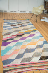5x9.5 Vintage Rag Rug Carpet // ONH Item ee002108 Image 2