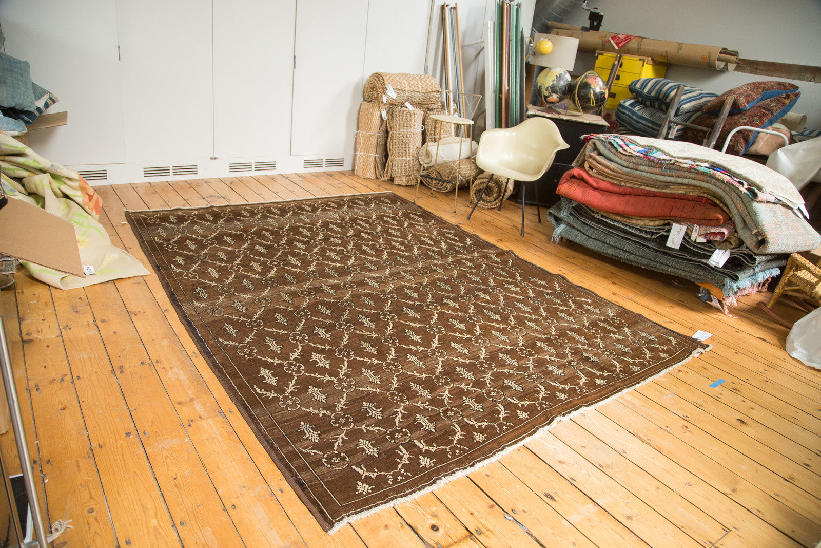  Vintage Oushak Carpet / Item ee002135 image 2