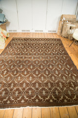  Vintage Oushak Carpet / Item ee002135 image 5