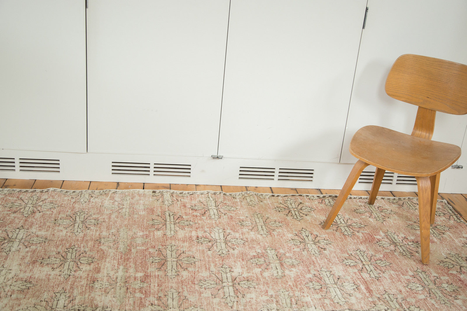 3.5x8 Vintage Oushak Distressed Rug Runner // ONH Item ee002136 Image 1