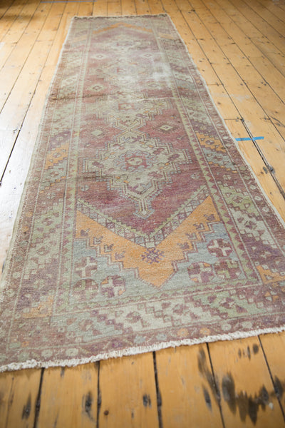 3x10 Vintage Oushak Distressed Rug Runner // ONH Item ee002140 Image 4