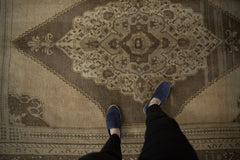 6.5x10 Vintage Distressed Oushak Carpet // ONH Item ee002145 Image 10