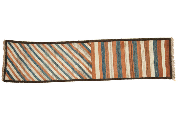 2x7.5 Vintage Gabbeh Rug Runner // ONH Item ee002156