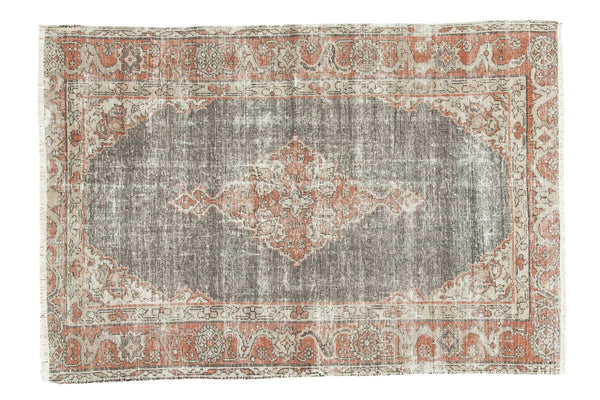 3'8" x 5'4" Vintage Oushak Distressed Rug / Item ee002166 image 1