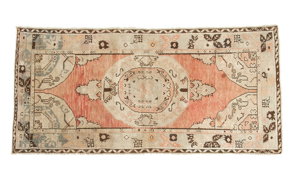 3x6.5 Vintage Oushak Rug Runner // ONH Item ee002170