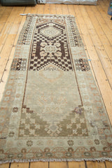 3.5x10 Vintage Distressed Oushak Rug Runner // ONH Item ee002175 Image 5