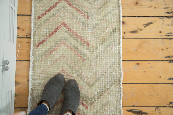 2x5 Vintage Oushak Distressed Rug Runner // ONH Item ee002182 Image 5