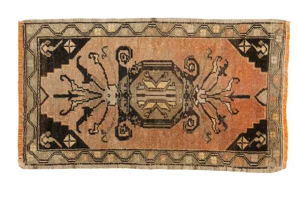 1.5x3 Vintage Oushak Distressed Rug Mat Runner // ONH Item ee002186