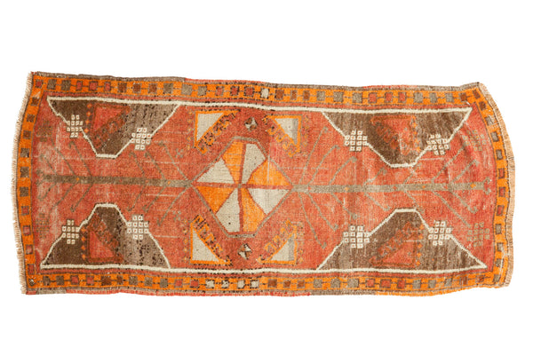 1.5x4 Vintage Oushak Distressed Rug Mat Runner // ONH Item ee002189