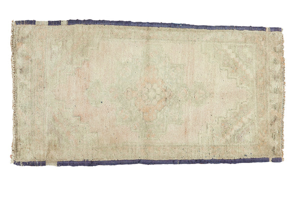 1.5x3 Vintage Oushak Rug Mat Runner // ONH Item ee002195