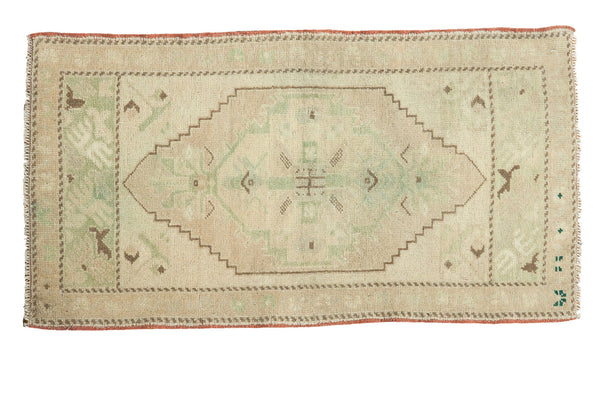 2x3.5 Vintage Oushak Rug Mat // ONH Item ee002212