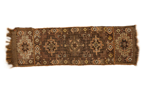 1.5x4.5 Vintage Kurdish Rug Runner // ONH Item ee002222