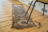 1.5x4.5 Vintage Kurdish Rug Runner // ONH Item ee002222 Image 2