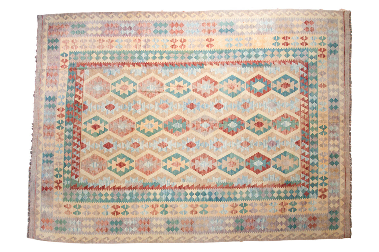 8x11.5 New Pakistani Kilim Carpet // ONH Item ee002236