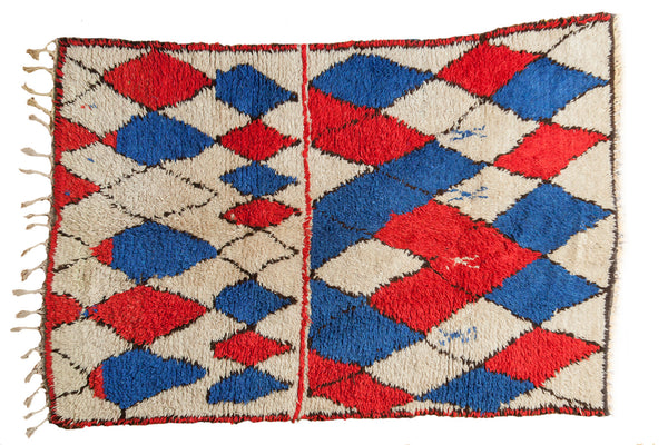 5x7.5 Vintage Moroccan Rug // ONH Item ee002256