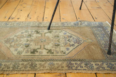 1.5x3.5 Vintage Distressed Oushak Rug Runner // ONH Item ee002266 Image 2