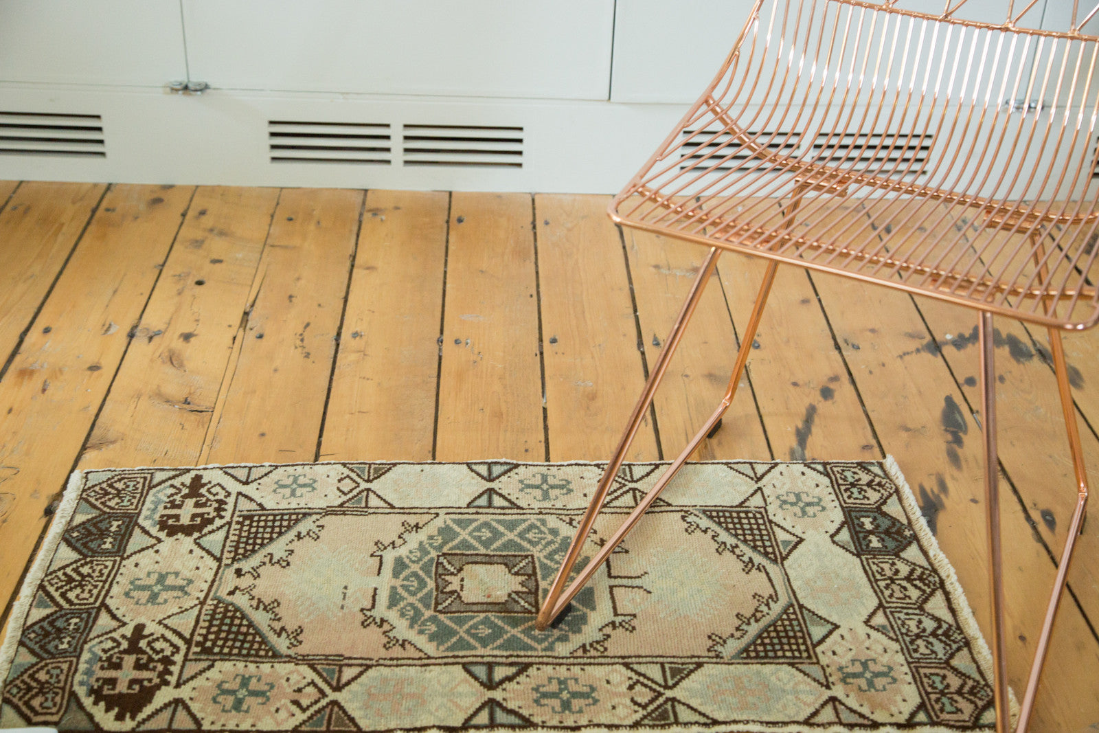  Vintage Oushak Rug Runner / Item ee002276 image 2