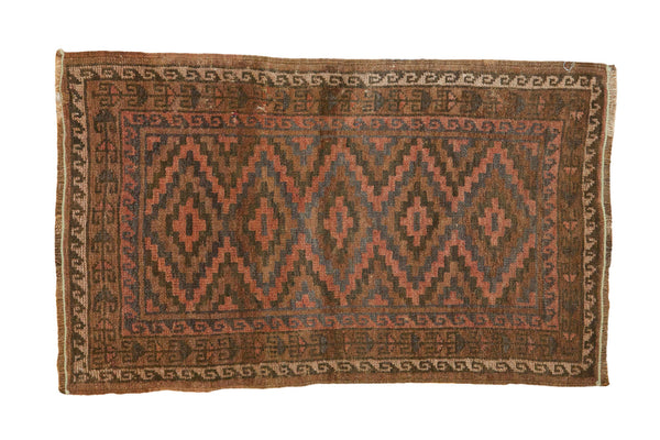 2x3.5 Vintage Afghani Rug // ONH Item ee002282