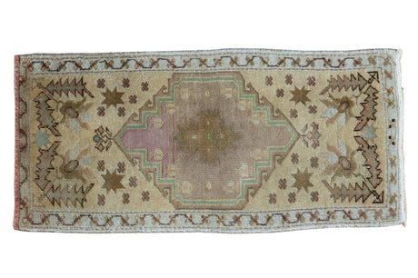1'7" x 3'4" Vintage Oushak Rug Runner / Item ee002295 image 1