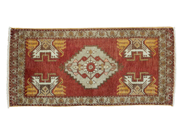 1.5x3.5 Vintage Oushak Rug Runner // ONH Item ee002313