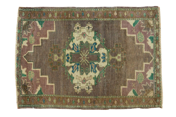 2x2.5 Vintage Oushak Square Rug Mat // ONH Item ee002315