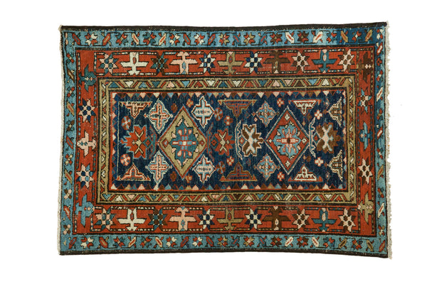 3x4 Vintage Karaja Square Rug // ONH Item ee002318