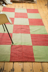 4x7.5 New Indo Patchwork Rug // ONH Item ee002322 Image 5